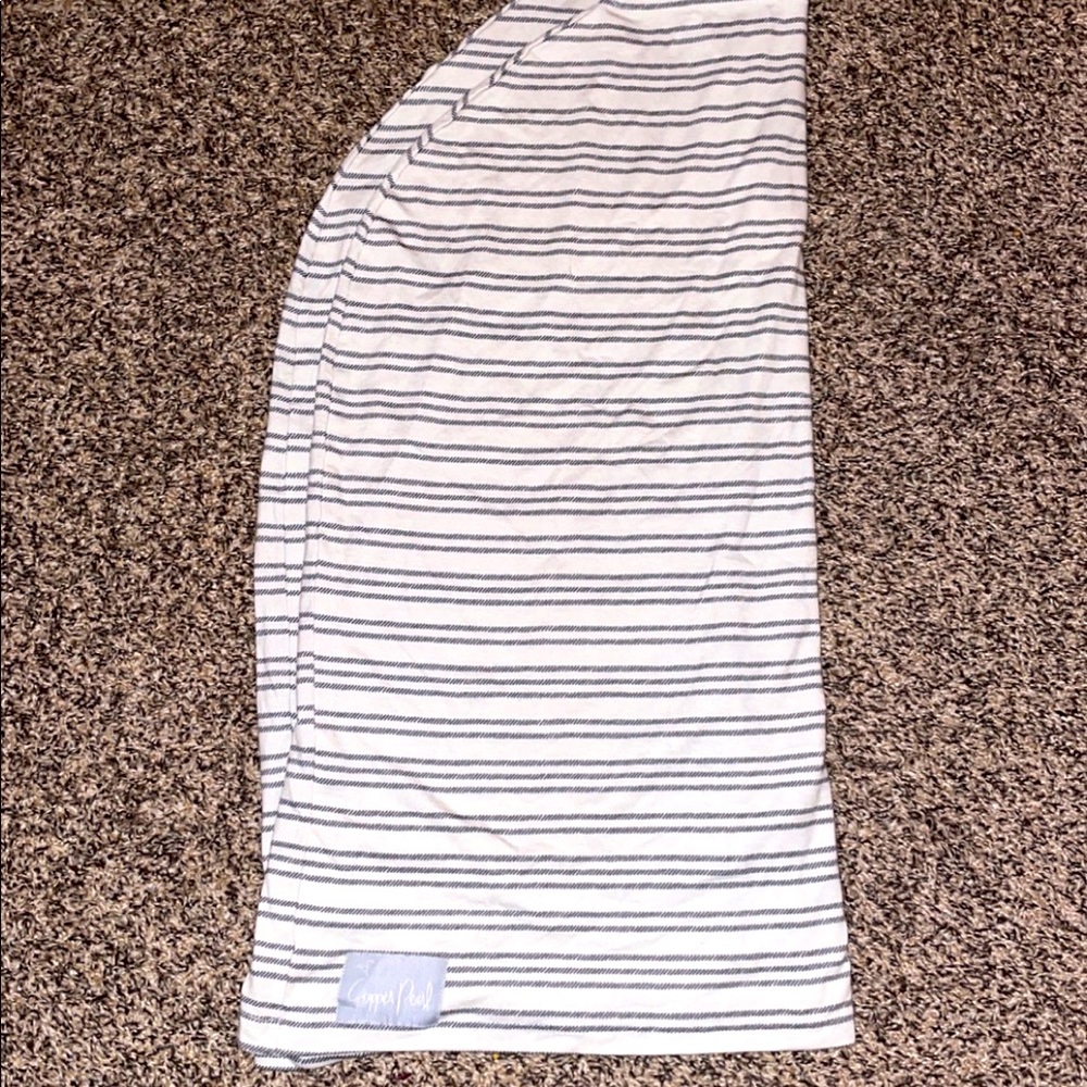 Copper pear nursing/car seat cover